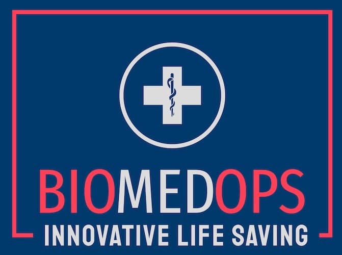 BioMedOps Logo - Innovative Life Saving